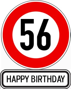 56. Geburtstag Glückwünsche