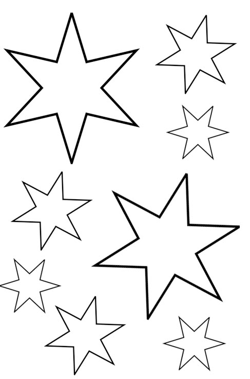 Sterne Malvorlagen